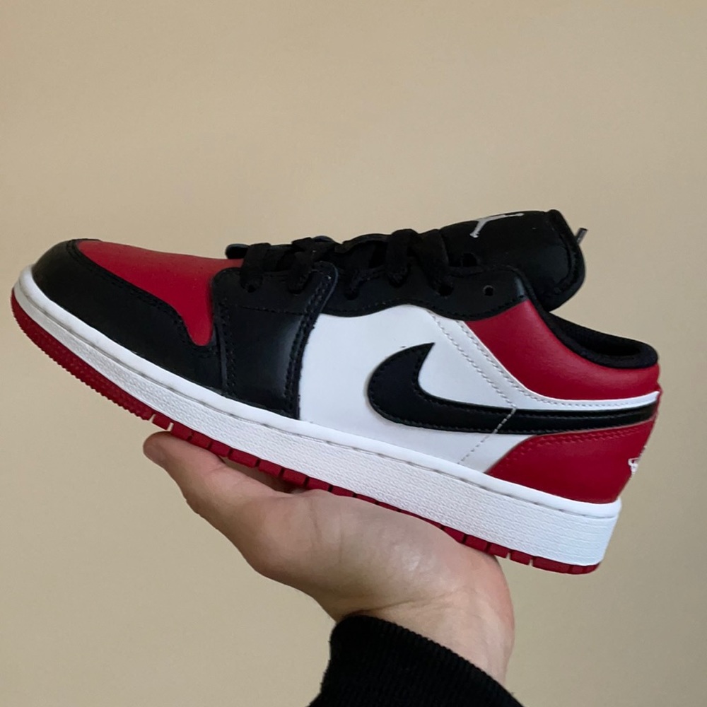 Jordan 1 Low Bred Toe GS
